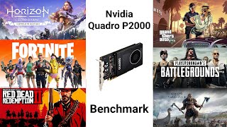 Nvidia Quadro P2000 Benchmark 2021