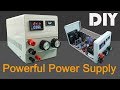 How To Make 1.2-24V | 0-9A Power Supply Variable Voltage, Current. DIY Laboratory Adjustable PS 120W