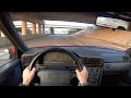 1997 Volvo 850 R 5-Speed Manual - POV Sunrise Drive (Binaural Audio)