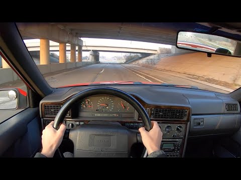 1997-volvo-850-r-5-speed-manual---pov-sunrise-drive-(binaural-audio)