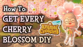 Animal Crossing New Horizons: Get Every Cherry Blossom DIY