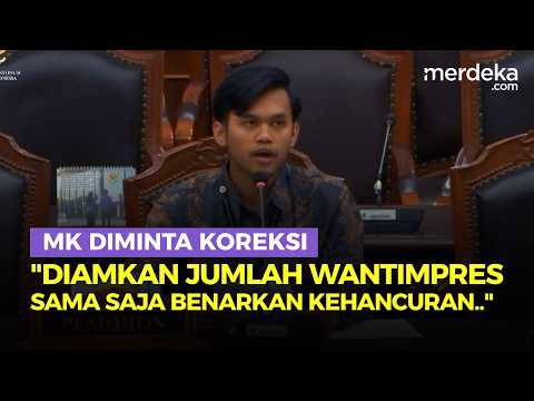 "MK Harus Koreksi, Diamkan Jumlah Wantimpres Sama Saja Benarkan Kehancuran Negara..."