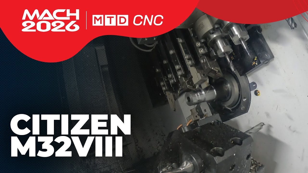 Citizen's M32-VIII – the pinnacle of sliding head machining? - YouTube