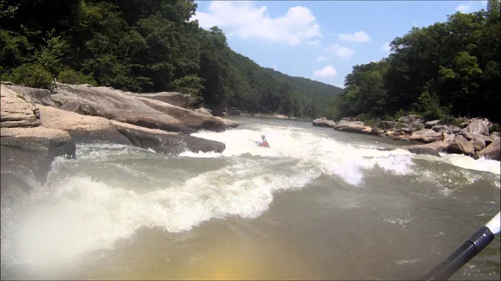 Kayaking Tygart River - Go Pro Helmet Cam