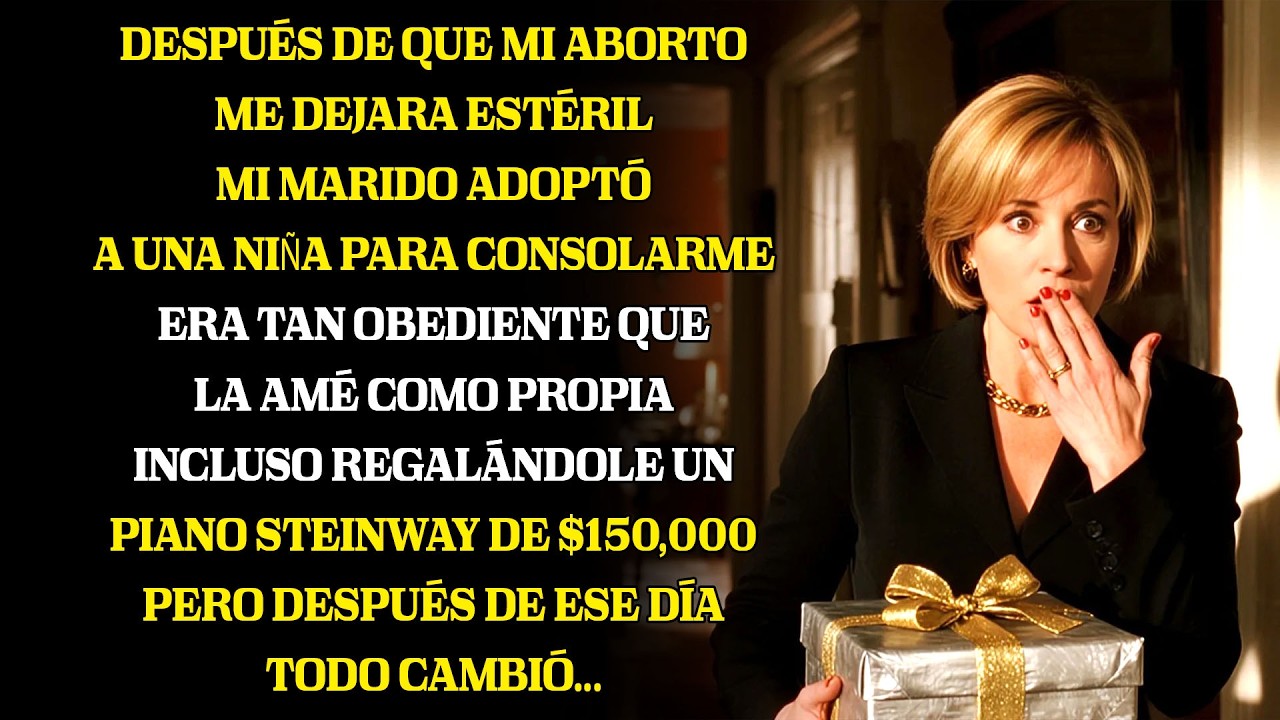 Crié a la hija adoptiva de mi esposo como si fuera mía… hasta que un día llegué temprano y escuché..