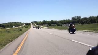 2015 Run for the Wall - Central Route - Police Escort Kansas City