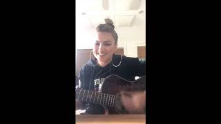 Tori Kelly singing " Unbreakable Smile" on Instagram live