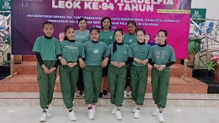 Lomba Senam Kreatif Jemaat Kolom 3 Filadelfia Leok | Yesus Kekasih Jiwaku✝️✨| Senam Rohani