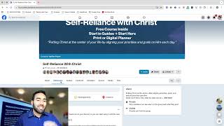How to Navigate the Self-Reliance With Christ FB Group #SelfReliance #FaithCommunity