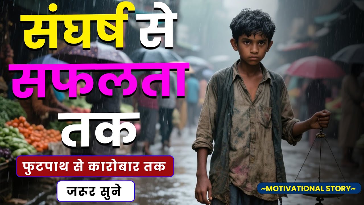 संघर्ष से सफलता तक | फुटपाथ से कारोबार तक | StruggleToSuccess Story in Hindi #trending #story