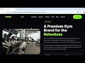 Bad Fitness Website vs Premium Gym Brand — Bootstrap 5 FitForce Template Demo