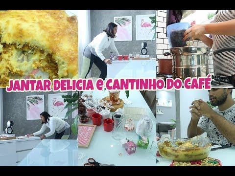 MUDANDO OS MÓVEIS FAIL | ESCONDIDINHO de BATATA DOCE para o JANTAR | NOVO cantinho do CAFÉ