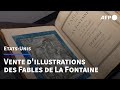 Ref:USks5CvR_Cc De rarissimes illustrations des fables de la fontaine vendues 2,7 millions de dollars | afp