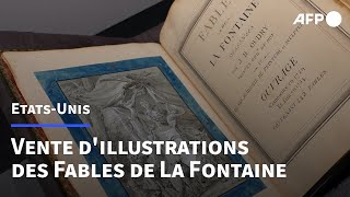 De rarissimes illustrations des Fables de La Fontaine vendues 2,7 millions de dollars | AFP