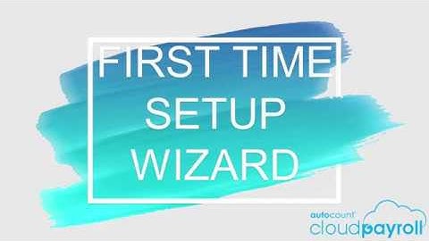 Payroll Wizard Guide - Company Setup