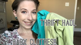 Thrift Store Haul of Baby Clothes