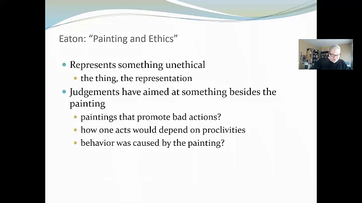 Dr. Jenkins Presents Anne Eaton: Painting and Ethics