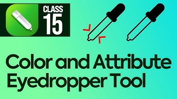 Color and Attribute EyedropperTools in CorelDRAW 2021 Class 15 - Urdu / Hindi