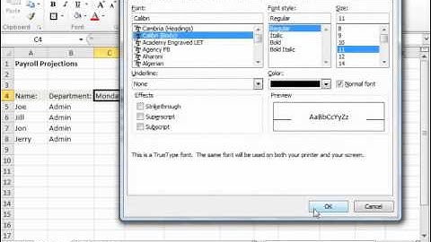 Excel 2010 Tutorial Formatting Cells Microsoft Training Lesson 7.1