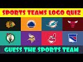 Guess the American Sports Team Logo | Sports Teams Logo Quiz | Logo Game | Logo Challenge