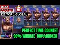 PERFECT TIME COUNTET!!90% RANK WINRATE &amp; 100%BROKEN -S22 TOP GLOBAL PAQUITO BY Ðr.ð2 -MLBB