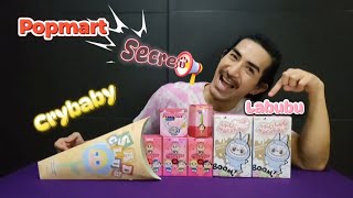 Rexy Review Ep.32 เปิดกล่องสุ่ม Popmart Crybaby ☆ Labubu กรี๊ดดด Secret มาแล้วค๊าบบบ