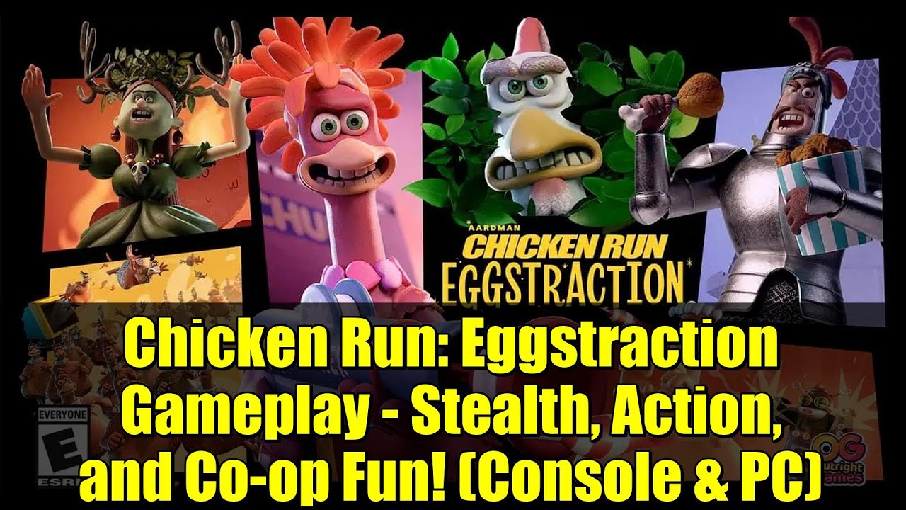 Геймплей Chicken Run: Eggstraction — стелс, экшен и совместная игра! (Консоль и ПК)