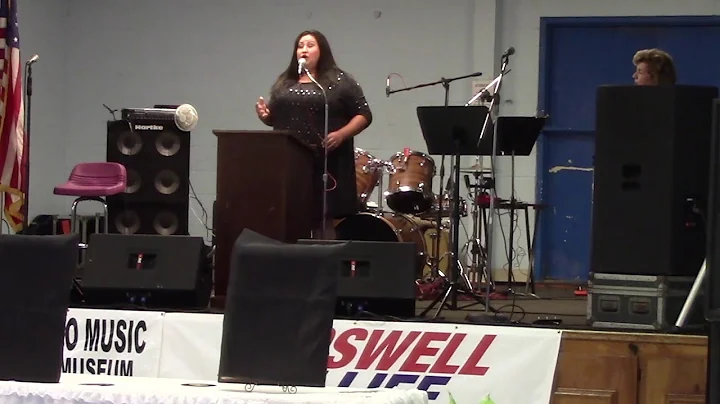 20180623 Hilda Lamas sings Anthem at TCMHFM Induct...