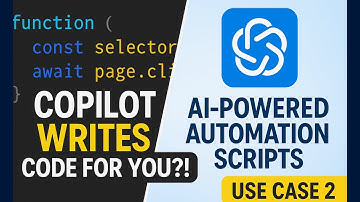 Mastering AI Tools #4 | CoPilot UseCase 2 | AI-Powered Automation Scripts in Seconds |