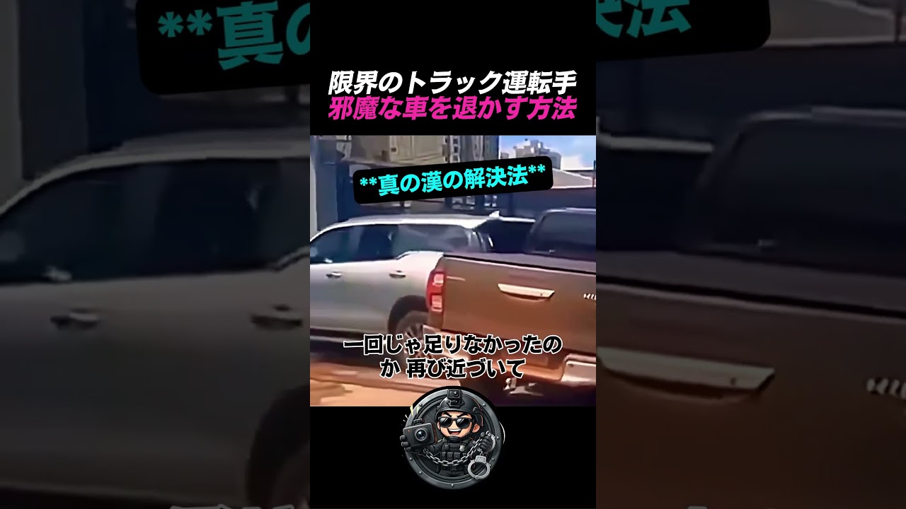 迷惑駐車の末路 塞がれた車主の神成敗とスカッとする結末 #shorts