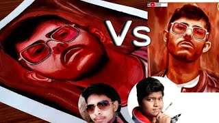 subhojit mondal art Vs art seiko || Yalgaar, carryminati paintings carryminati Drawing watercolor