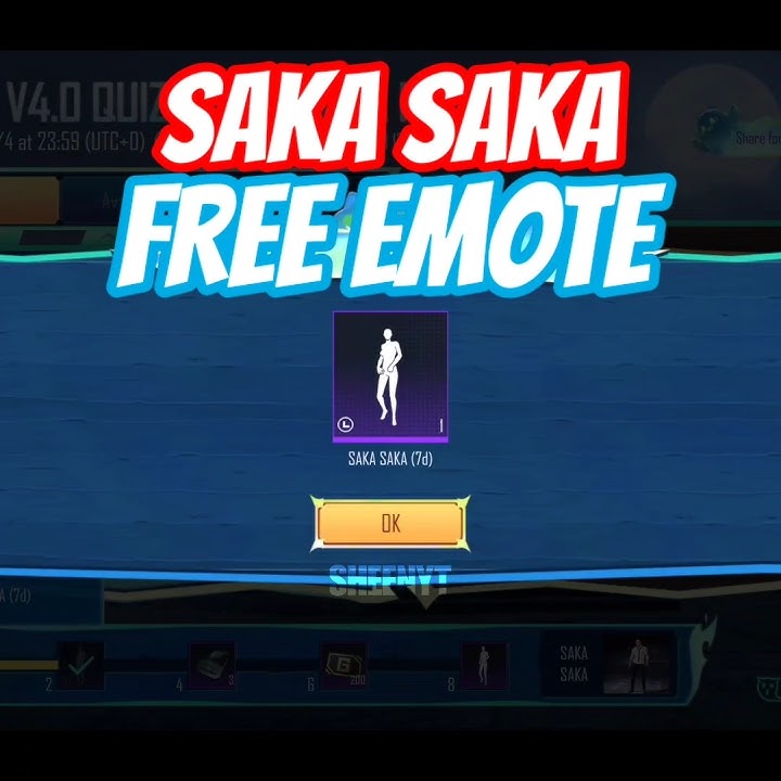 Saka Saka Emote PUBG mobile