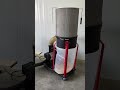 Test of allwin new wood chip collector dc1100 allwin woodworkingdustcollector dustcollection