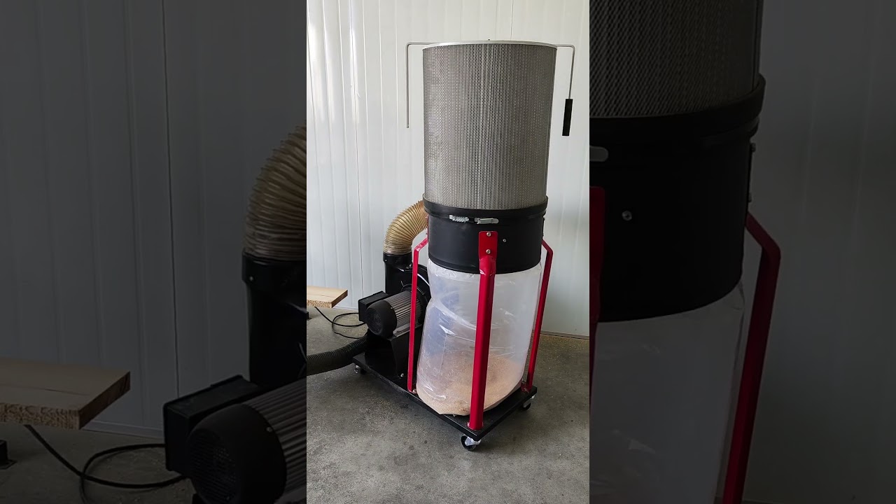 Test of Allwin new wood chip collector DC1100 