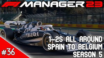 3 Points Between Our Drivers at Season Half - Season 6 - Alpha Tauri Speedrun #36 - F1 Manager 2023