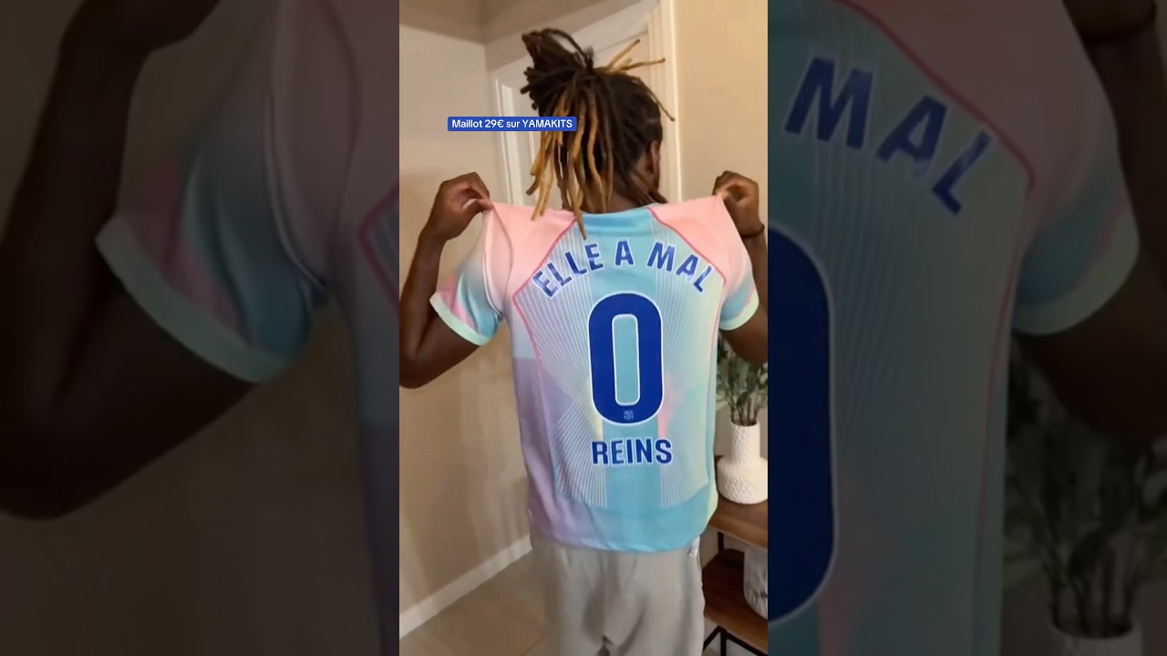 Maillot 29€+flocage 🔗lien en bio ! #pourtoi #maillot #flocage e