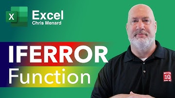 Excel - IFERROR Function