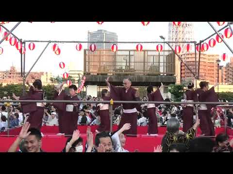 【さくら音頭】　2024年第2回奥浅草盆踊り大会９　隅田公園山谷堀広場　東京都台東区　下町台東盆踊り協議会　浅草たいこばん