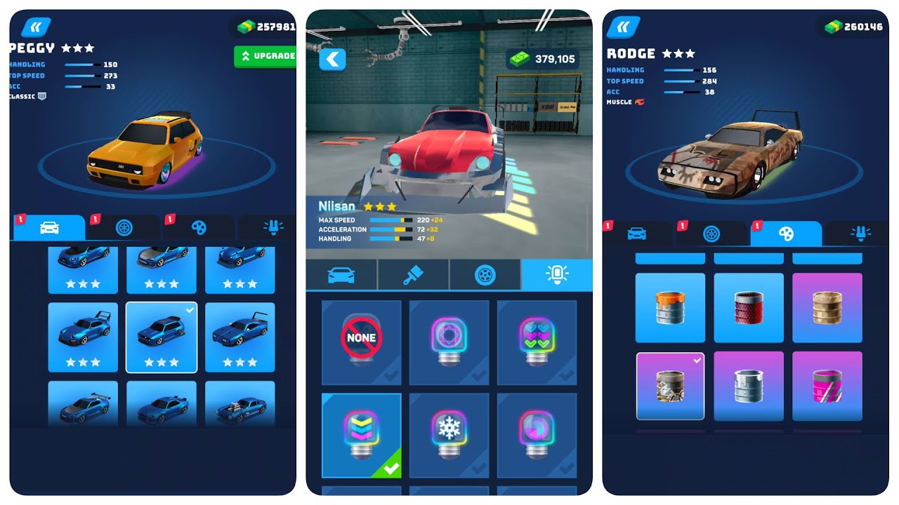 Epic 3-Car Showdown! Niisan vs Peggy vs Rodge | Levels 2802 vs 1093 vs 2821 | Boss Battle!