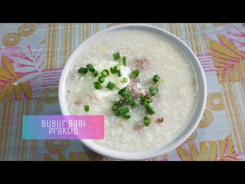 Resep Bubur Daging Babi Cincang