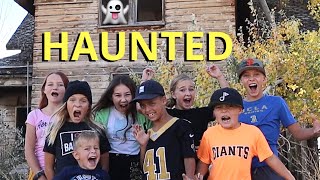 TEENS GO INSIDE REAL ABANDONED HAUNTED HOUSES!!
