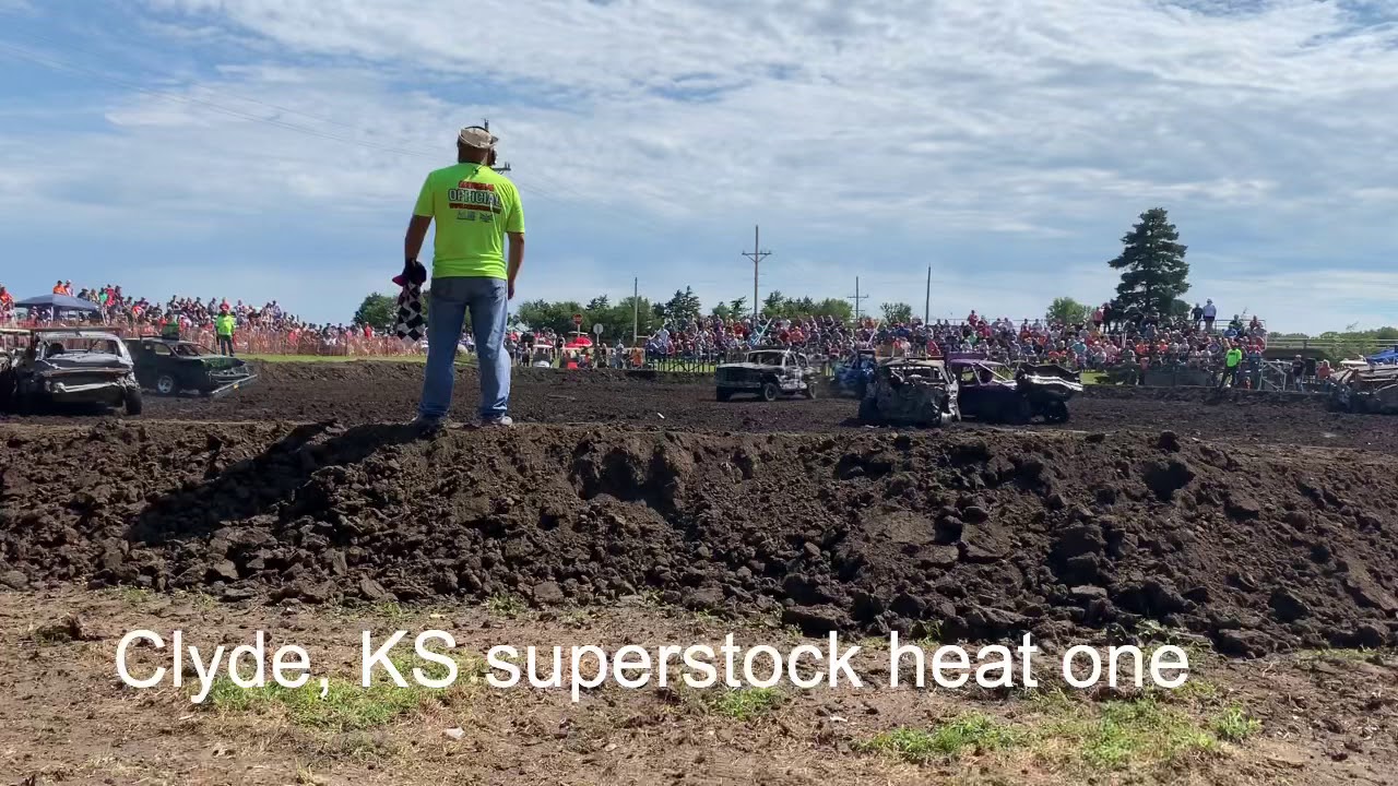 Clyde, KS 2019 Demolition Derby Superstock YouTube