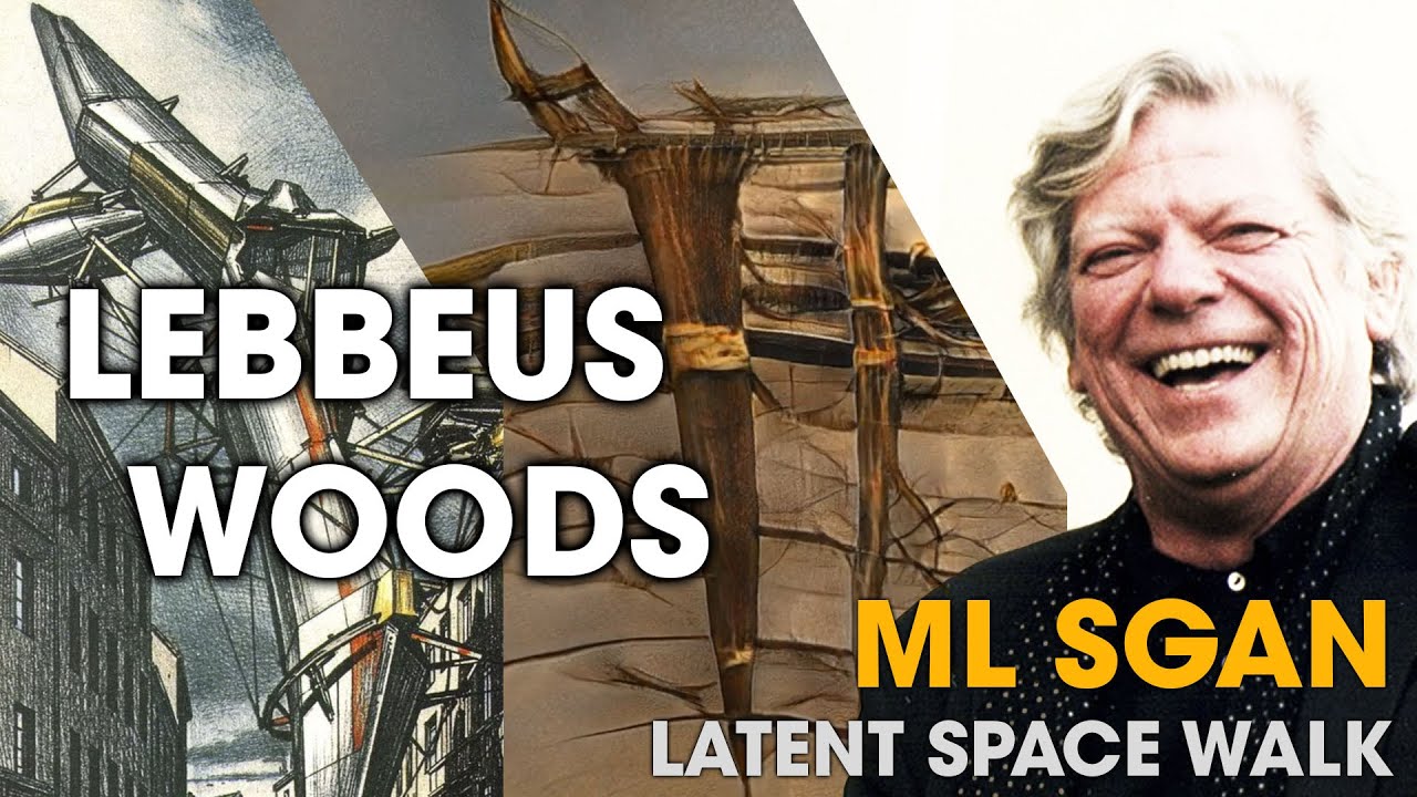 Lebbeus Woods - ML SGAN Latent Space Walk