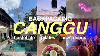 Solo Traveling Canggu, Bali Hostel Life, Pilates, New Friends