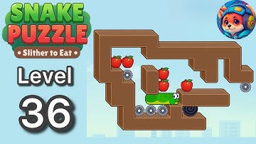 Snake Puzzle: Slither to Eat – Level 36 Walkthrough Solution 
