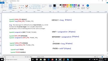 Video 6 - Data type definitions