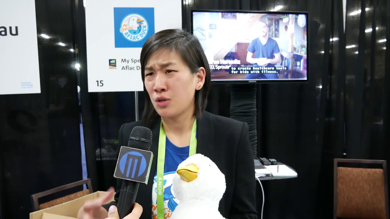 My Special Aflac Duck at CES Unveiled 2018 - YouTube