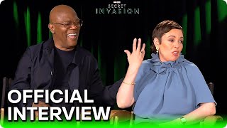 SECRET INVASION (2023) Samuel L. Jackson & Olivia Colman Official Interview