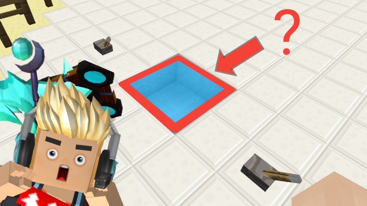 How to build a secret base in Sky Block [Blockman Go] - YouTube