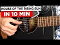 Gitarre lernen: House of the rising sun in 10 min